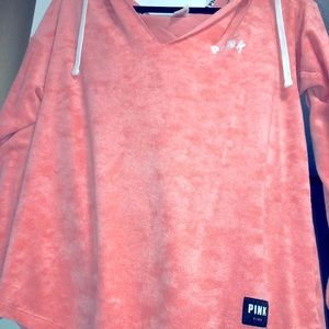 PINK towel hoodie